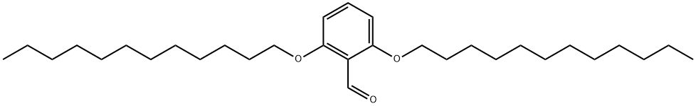 2,6-bis(dodecyloxy)benzaldehyde 化学構造式