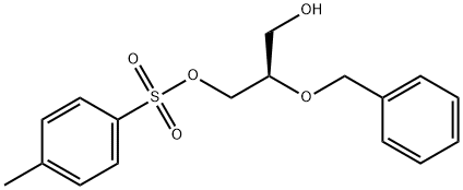 (R)-2-BENZYLOXY-1,3-PROPANEDIOL 1- (P-TOLUENESULFONATE) 结构式