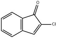 1H-Inden-1-one,  2-chloro- Structure