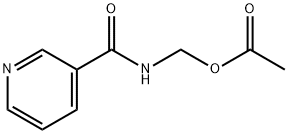 N-acetoxymethylnicotinamide Structure