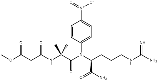 methylmalonyl-methylalanyl-arginyl-p-nitroaniline Struktur