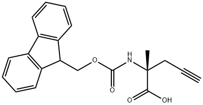 (R)-N-FMOC-Α-PROPARGYLALANINE,1198791-65-9,结构式