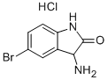 3-AMINO-5-BROMOINDOLIN-2-ONE HYDROCHLORIDE Struktur