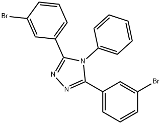 3,5-Bis(3-broMophenyl)-4-phenyl-4H-1,2,4-triazole Structure