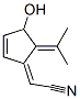 Acetonitrile, [4-hydroxy-5-(1-methylethylidene)-2-cyclopenten-1-ylidene]- (9CI),119892-19-2,结构式