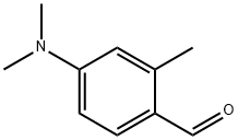 4-(N,N-ジメチルアミノ)-2-メチルベンズアルデヒド 化学構造式