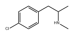 p-Aminomethamphetamine Struktur