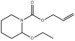 1-Piperidinecarboxylicacid,2-ethoxy-,2-propenylester(9CI) Struktur