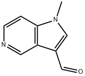 1H-Pyrrolo[3,2-c]pyridine-3-carboxaldehyde, 1-methyl- (9CI) 结构式