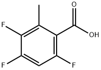 2-甲基-3,4,6-三氟苯甲酸,119916-22-2,结构式