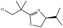 (S)-2-(1-Chloro-2-Methyl-2-propanyl)-4-isopropyl-4,5-dihydrooxazole Struktur
