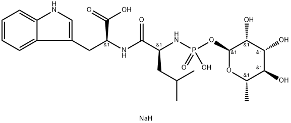 膦酰二肽钠,119942-99-3,结构式