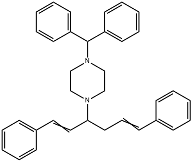 1-(DiphenylMethyl)-4-[(1RS,3E)-4-phenyl-1-[(E)-2-phenylethenyl)-3-buten-1-yl]piperazine|桂利嗪杂质D