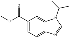 METHYL 1-ISOPROPYL-1H-BENZO[D]IMIDAZOLE-6-CARBOXYLATE,1199773-14-2,结构式