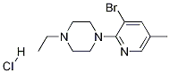 1-(3-Bromo-5-methylpyridin-2-yl)-4-ethylpiperazine hydrochloride|3-BROMO-2-(4-ETHYLPIPERAZINO)-5-METHYLPYRIDINE, HCL
