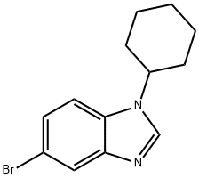 5-Bromo-1-cyclohexyl-1H-benzo[d]imidazole Structure