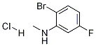 N-METHYL 2-BROMO-5-FLUOROANILINE, HCL,1199773-27-7,结构式