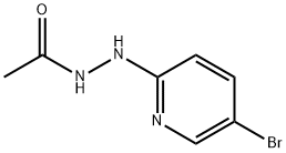 2-(N'-Acetylhydrazino)-5-bromopyridine Structure