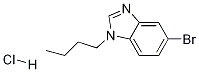 5-BROMO-1-BUTYL-1H-BENZO[D]IMIDAZOLE HYDROCHLORIDE, 1199773-42-6, 结构式