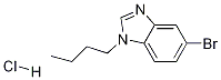 5-BROMO-1-BUTYL-1H-BENZO[D]IMIDAZOLE HYDROCHLORIDE 结构式