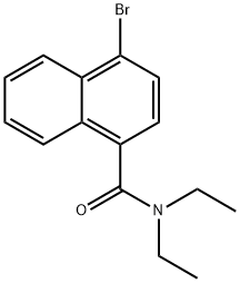 4-Bromo-N,N-diethyl-1-naphthamide Structure