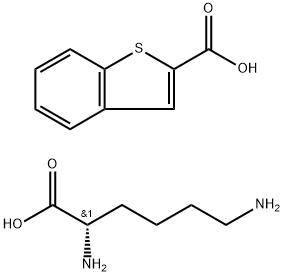 thionapthene-2-carboxylic acid-lysine Structure