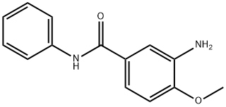 3-Амино-4-methoxybenzanilide структура