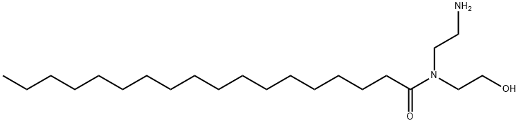 N-(2-氨基乙基)-N-(2-羟基乙基)十八烷酰胺, 120-41-2, 结构式