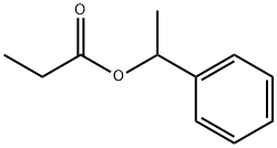 alpha-甲基苯甲醇丙酸酯, 120-45-6, 结构式
