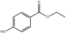 4-ヒドロキシ安息香酸エチル 化学構造式