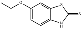 6-乙氧基-2-巯基苯并噻唑,120-53-6,结构式