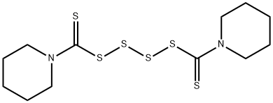 ジペンタメチレンチウラムテトラスルフィド 化学構造式