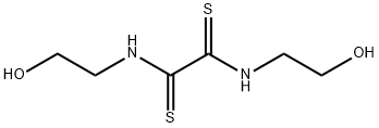 N,N'-BIS(2-HYDROXYETHYL)DITHIOOXAMIDE,120-86-5,结构式