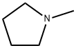1-メチルピロリジン 化学構造式