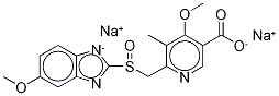 奥美拉唑酸二钠盐, 120003-84-1, 结构式