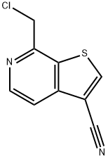 Thieno[2,3-c]pyridine-3-carbonitrile, 7-(chloromethyl)- (9CI)|
