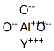 aluminium yttrium trioxide Structure