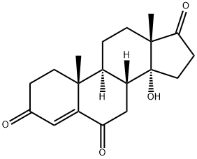 14-hydroxyandrost-4-ene-3,6,17-trione Structure