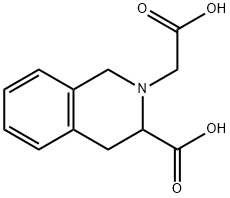 2(1H)-Isoquinolineacetic acid, 3-carboxy-3,4-dihydro- Struktur