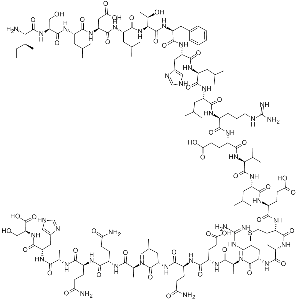 CRF (6-33) (HUMAN, RAT), 120066-38-8, 结构式