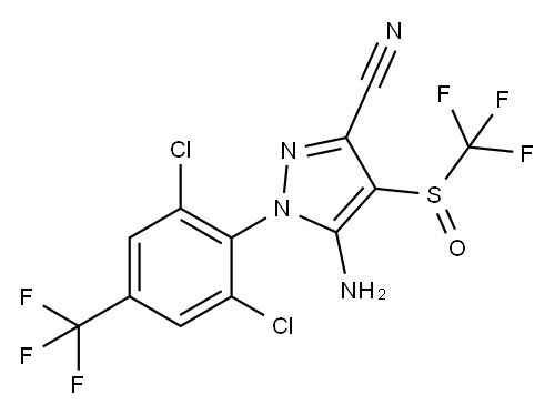 氟虫腈, 120068-37-3, 结构式