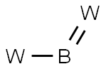 硼化钨,12007-10-2,结构式