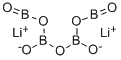四ほう酸リチウム 化学構造式