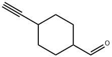 Cyclohexanecarboxaldehyde, 4-ethynyl- (9CI) Structure