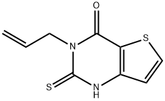 3-ALLYL-2-MERCAPTOTHIENO[3,2-D]PYRIMIDIN-4(3H)-ONE 化学構造式