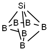六硼化硅, 12008-29-6, 结构式