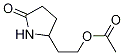 5-[2-(acetyloxy)ethyl]-2-Pyrrolidinone Structure