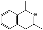 1,3-ジメチル-1,2,3,4-テトラヒドロイソキノリン 化学構造式