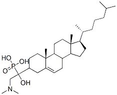 cholesterylphosphoryldimethylethanolamine 化学構造式
