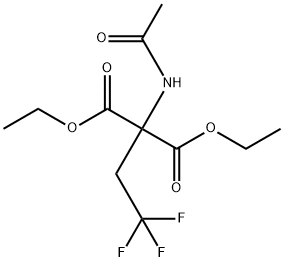 diethyl 2-acetaMido-2-(2,2,2-trifluoroethyl)Malonate Structure